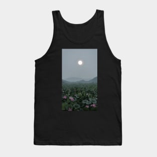 Rainy Lotus Field Tank Top